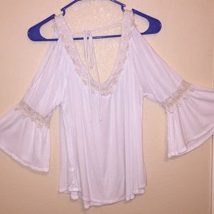 Ezra open shoulder top